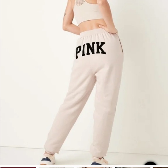 Victoria Secret PINK reversible Sherpa jogger xl - Picture 1 of 9